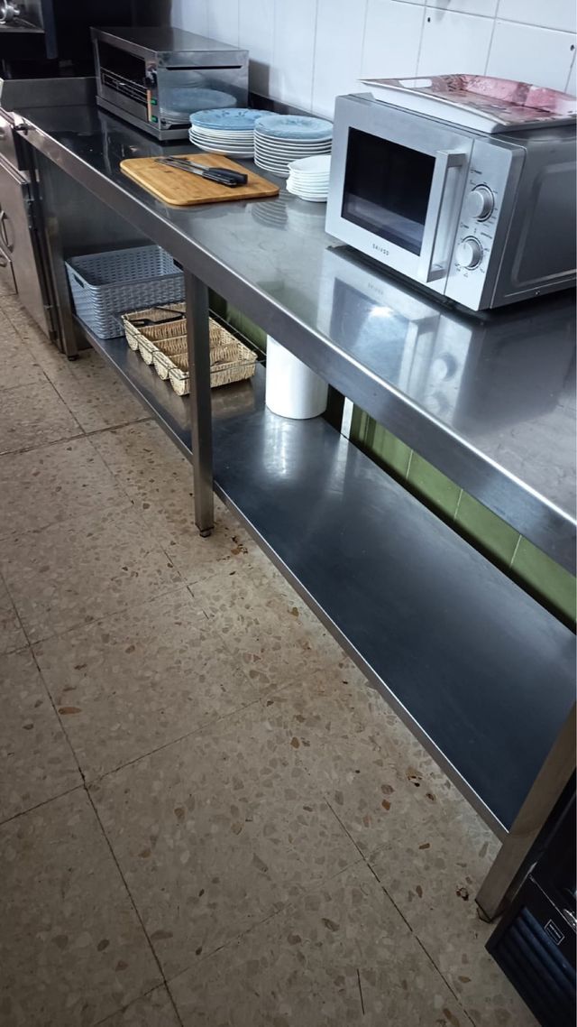 Mesa de trabajo acero inoxidable