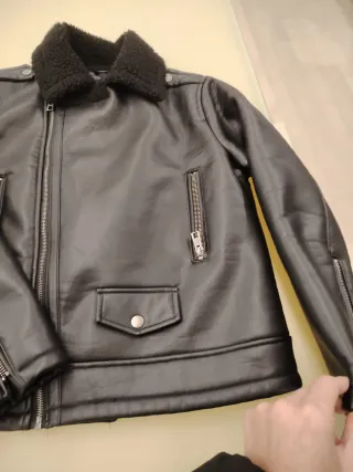 Giubbino montone Zara nero