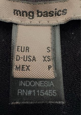 Jersey negro de manga larga