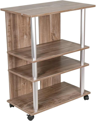 Mobile TV in Legno MDF con 3 Ripiani Porta Console