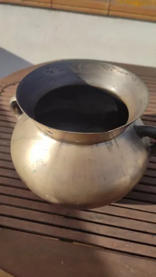 Olla de Bronce Antigua, siglo XVIII