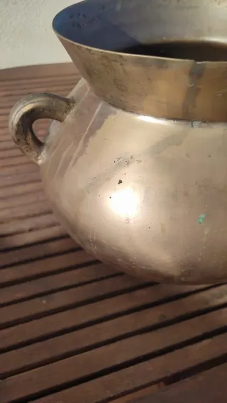 Olla de Bronce Antigua, siglo XVIII