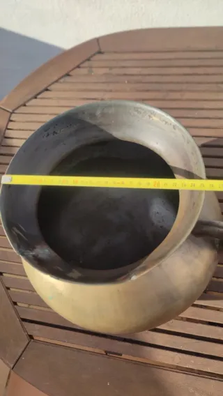 Olla de Bronce Antigua, siglo XVIII