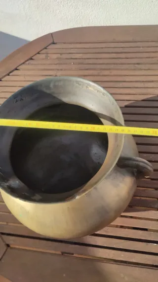 Olla de Bronce Antigua, siglo XVIII