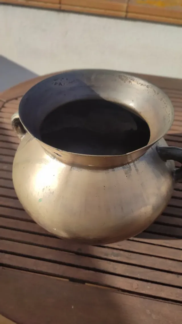 Olla de Bronce Antigua, siglo XVIII