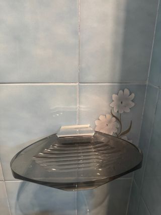 Juego baño toalleros, jaboneras, percha y banqueta