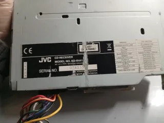 Radio jvc con USB CD ect