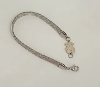 Pulsera acero malla.