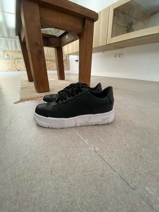 Zapatillas Nike Piel Sintética Negras Talla 38