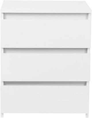 Comodino Camera da Letto Mobiletto Cassettiera 3 C