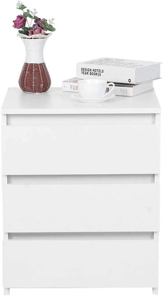 Comodino Camera da Letto Mobiletto Cassettiera 3 C