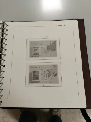 HOJAS PARA SELLOS DE JAPON