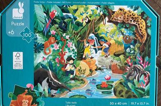 Puzzle de 100 piezas marca Janod Aventura Inca