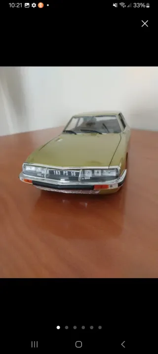 Lote Citroen 1/18 y violín miniatura para José M.