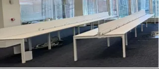 Mesas de oficina para 8 puestos