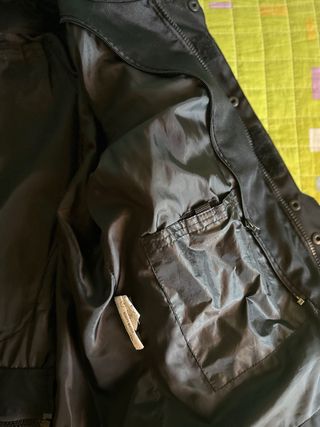 Chaqueta Moto Negra Talla L