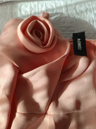 Vestido rosa invierno