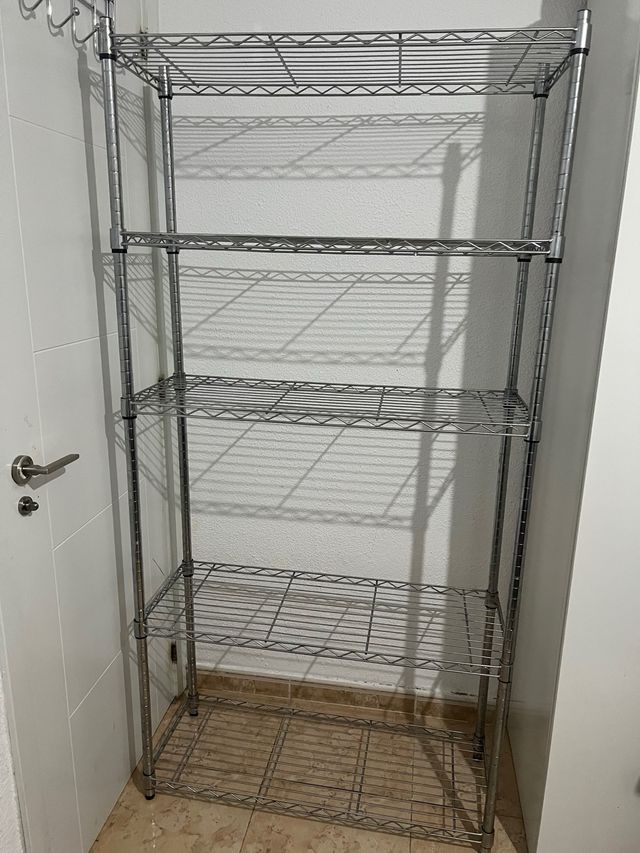 Estantería Acero cromado 5 niveles