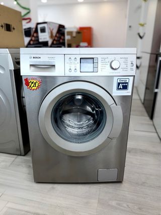 LAVADORA BOSCH 8KG 1200RPM INOX. A+++ GARANTÍA