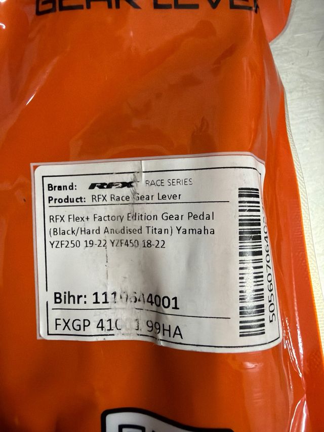 Palanca cambio RFX Flex+ Yamaha Negra