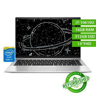 HP EliteBook 840 G7, i7-10610U, 16GB, 512GB, 14FHD