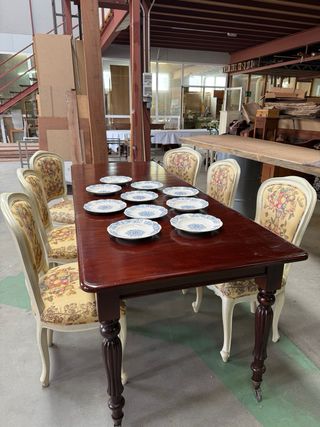 Mesa Victoriana Caoba Extensible