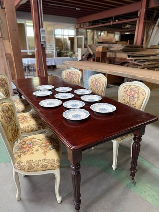 Mesa Victoriana Caoba Extensible