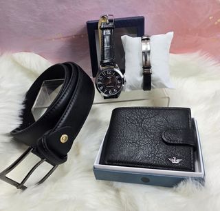 Set Regalo Hombre Marrón y Plateado