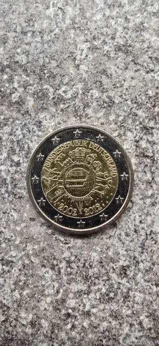Moneda 2 Euros Conmemorativa 2002-2012