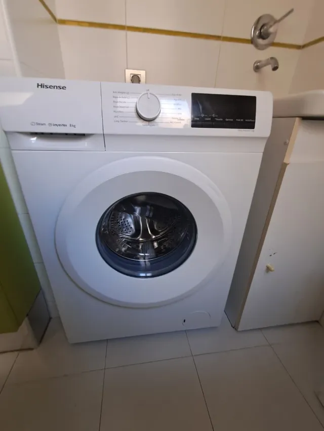 Lavadora Hisense Inverter 8kg