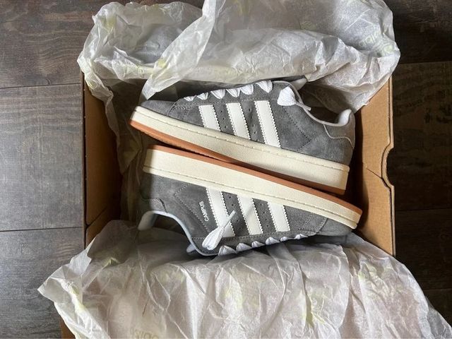 Adidas Campus 00s Gris Blanco Talla 37 1/3 Nuevas