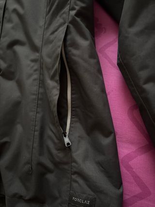 Chaqueta Forclaz Negra Forro Desmontable