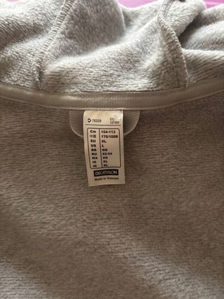 Chaqueta Forclaz Negra Forro Desmontable