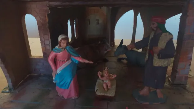 Cena de Belém de plástico 27x20