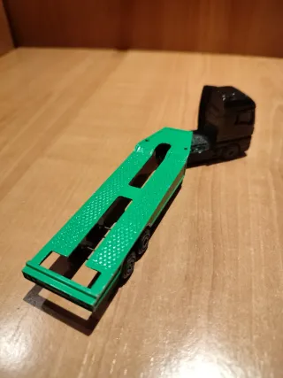 Camión Transportador MAN y Plataforma majorette