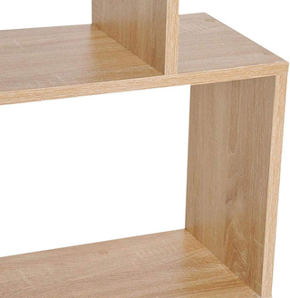 Libreria Scaffale 6 Ripiani in Legno Design Zig Za