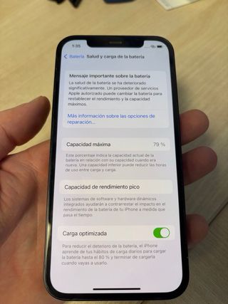 iPhone 12 128GB 79% Batería