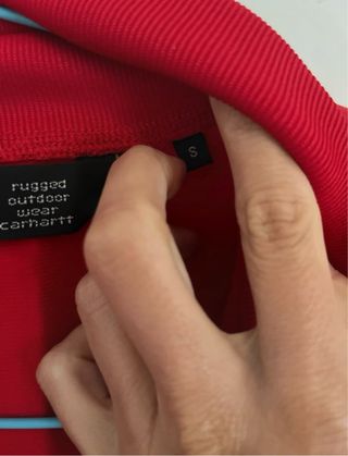 Sudadera Carhartt Roja con cremallera