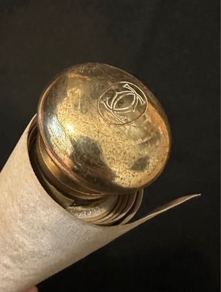 Expositor joyas Cartier enrollable vintage