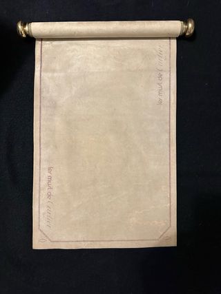 Expositor joyas Cartier enrollable vintage