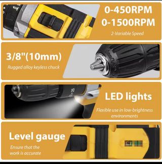 Taladro Inalámbrico 28V + 2 Baterías