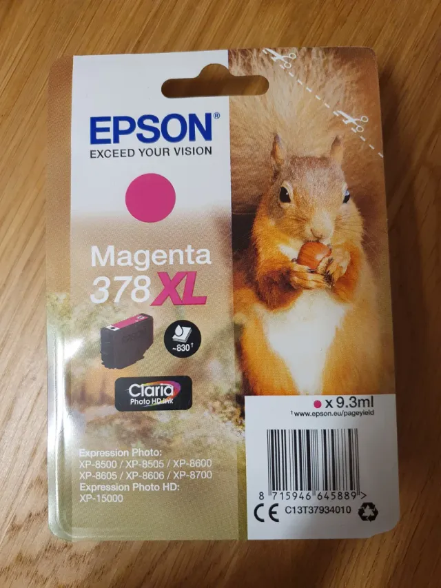 Cartuccia Epson 378XL Magenta XL