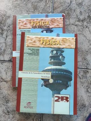 Lote de libros didácticos de Física y Química