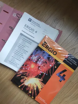 Lote de libros didácticos de Física y Química