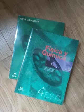 Lote de libros didácticos de Física y Química