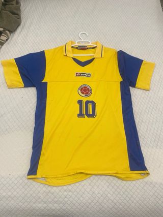 Camisa Lotto Selección Colombia Retro Talla XL