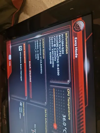 Placa Base Gigabyte H110M-S2H i5-6500