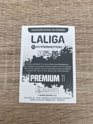 Cromo GOLD Alfonso Herrero LALIGA HYPERMOTION