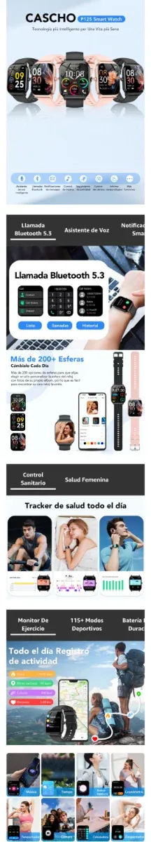 Smartwatch HD 1.85 con Llamadas Nuevo