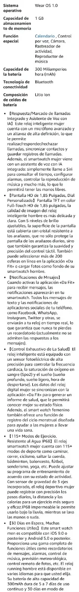 Smartwatch HD 1.85 con Llamadas Nuevo
